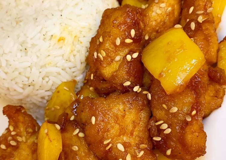 Sweet and sour chicken 🇨🇳