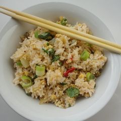 A picture of Egg rice.