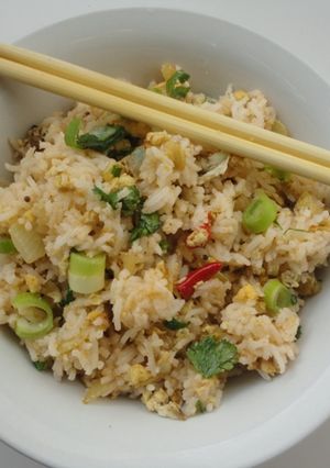 A picture of Egg rice.