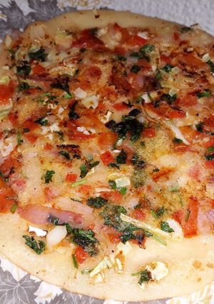 A picture of Veg Rava uttapam.