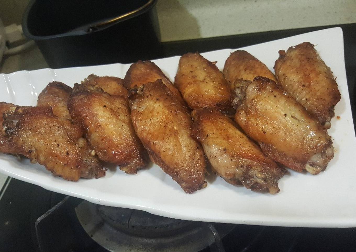 Sayap panggang bumbu lada