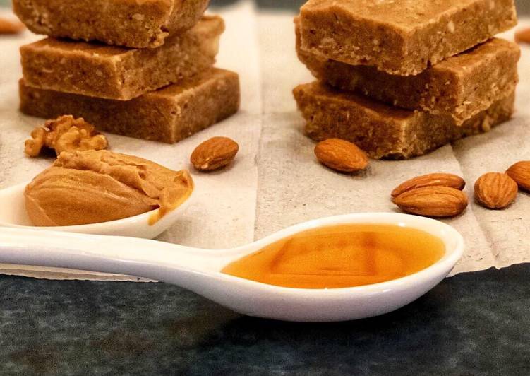 Steps to Make Quick Almond walnut oatmeal bars