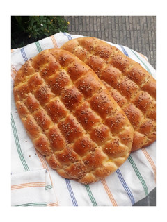 عکسی از دستور نان عربی رمضان