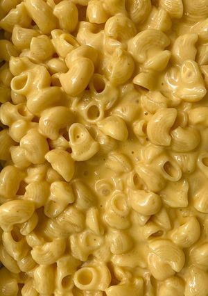 Una foto de Mac & cheese súper cremosos 🧀