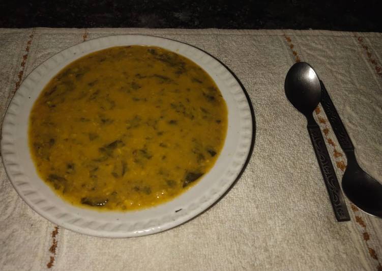 Recipe of Any-night-of-the-week Dal Palak