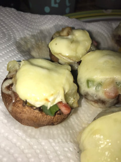Una foto de Champiñones rellenos