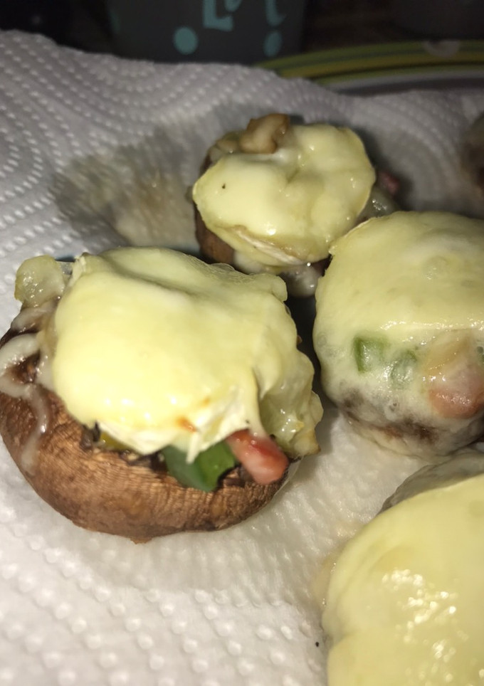 Una foto de Champiñones rellenos