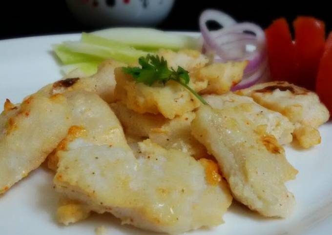 Cheesy Fish Bites Recipe by Moumita Malla - Cookpad