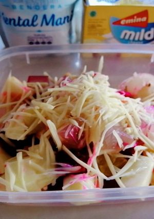 Foto resep 🍎salad buah segar🍎