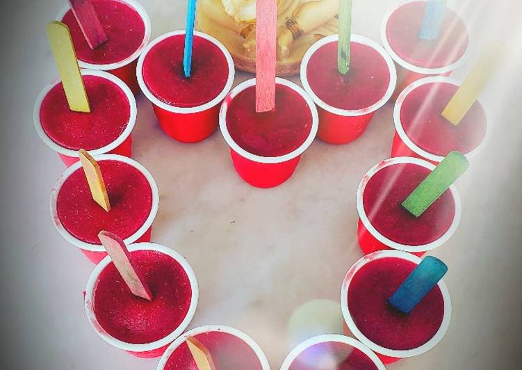 How to Make Quick Mix fruit punch Popsicles