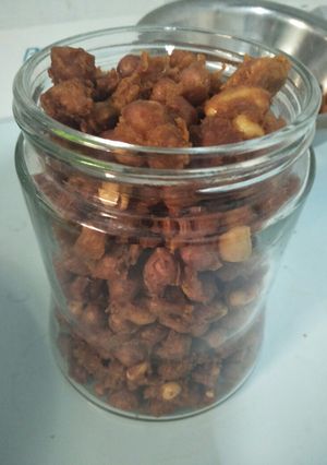 Foto resep Kacang tepung pedas manis