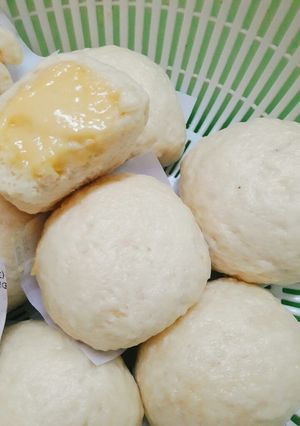 Hình của món Bánh bao kim sa.
