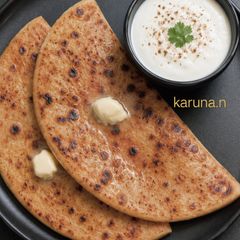 A picture of Aloo paratha.