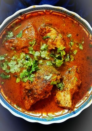 A picture of Fish Curry.