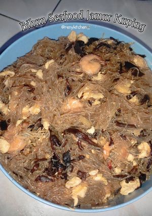 Foto resep Bihun Seafood Jamur Kuping