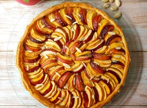 Une photo de Tarte pommes nectarines