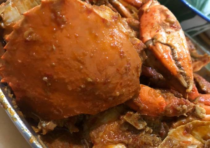 Kepiting tauco pedas