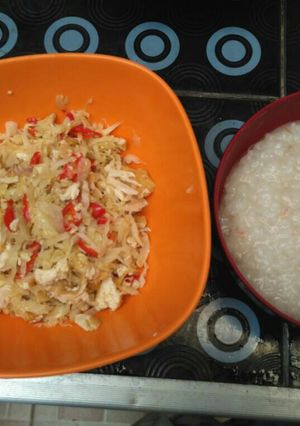 Foto resep Bubur kol tahu ala anak kost