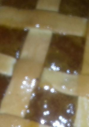 Una foto de Pasta Frola Con Mermelada De Duraznos 🍑