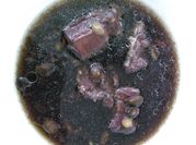 A picture of pork black beans