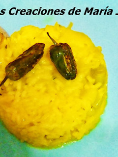 Una foto de Arroz con puerros