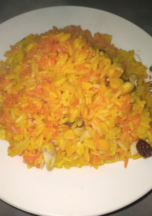 صورة لوصفة رز ملون