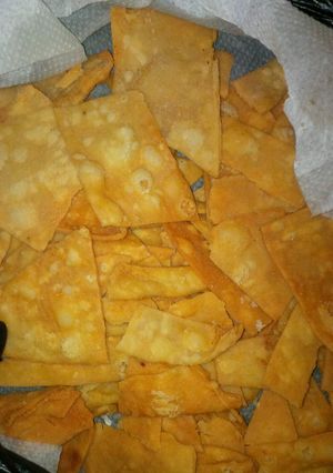 A picture of Chin-Chin flakes.