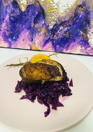 🦆 Kacsamell lila káposztával recept fotója