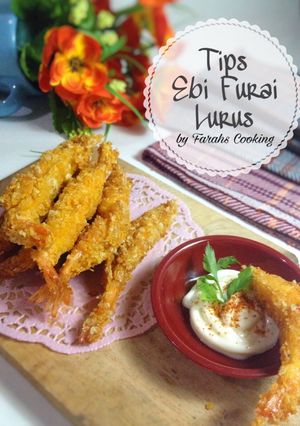Foto resep Tips Ebi Furai tidak melengkung