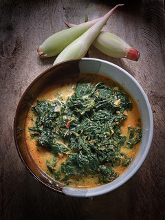 Foto resep Gulai daun singkong kecombrang