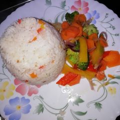 A picture of Tasty leftover rice.