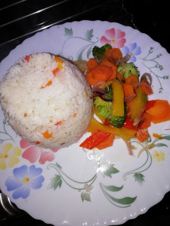A picture of Tasty leftover rice.