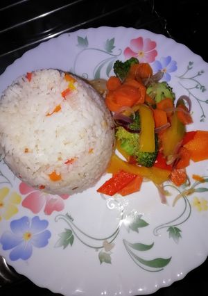 A picture of Tasty leftover rice.