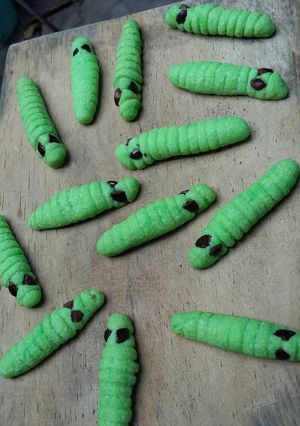 Foto resep Kukis Ulat *nina*