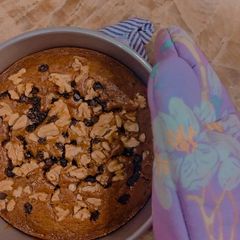 A picture of Mocha Walnut Cake.
