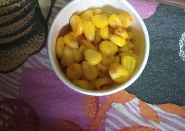 Recipe of Quick Masala sweet corn