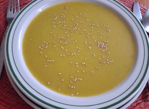 Una foto de Crema de verduras sin crema