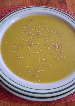 A picture of Creamy Vegetable Soup (No Cream).