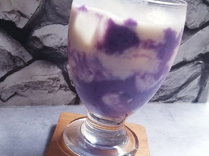 Cara Mudah Membikin Resep Ice Taro Milk yang Lezat Sekali Anti Ribet, Menggugah Selera