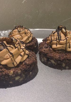Una foto de Brownies con nuez!🤩