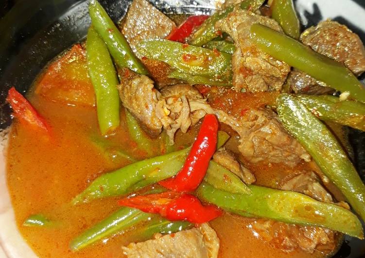 71. Asem Asem Daging Sapi Buncis