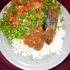 A picture of Shinkafa da salat.