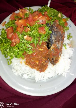 A picture of Shinkafa da salat.