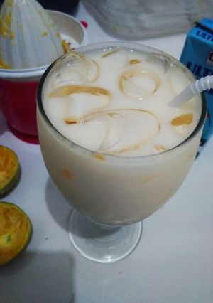 Foto resep Es jeruk susu #BikinRamadanBerkesan