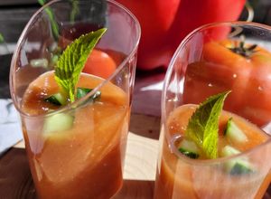 Une photo de Gaspacho frais