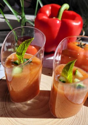 Une photo de Gaspacho frais