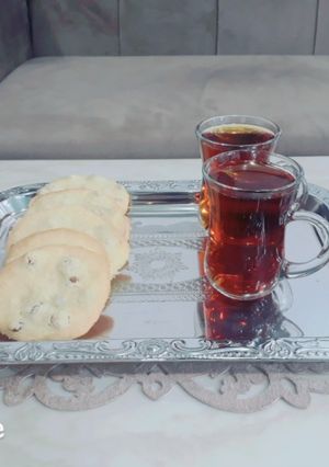 عکسی از دستور شیرینی کشمشی