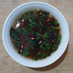 A picture of Kokum rasam.