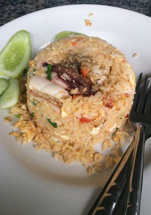 รูปของ ข้าวผัดทะเลง่ายๆ (สำหรับ 1 ท่าน)