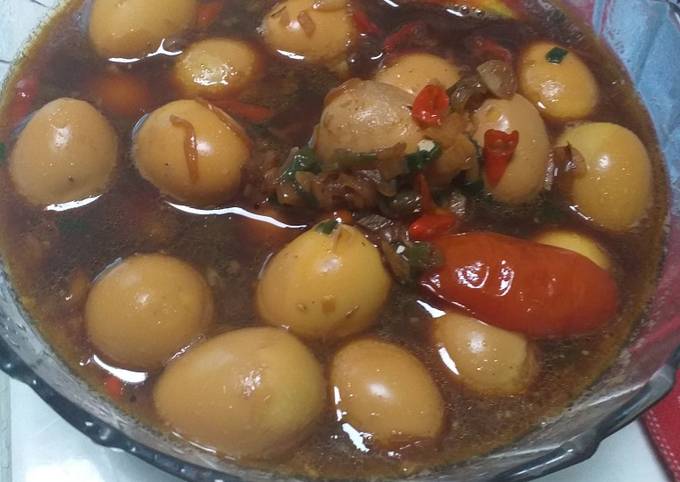 Resep Telur Puyuh Kecap Pala / Resep Ayam Penyet Yang Paling Enak